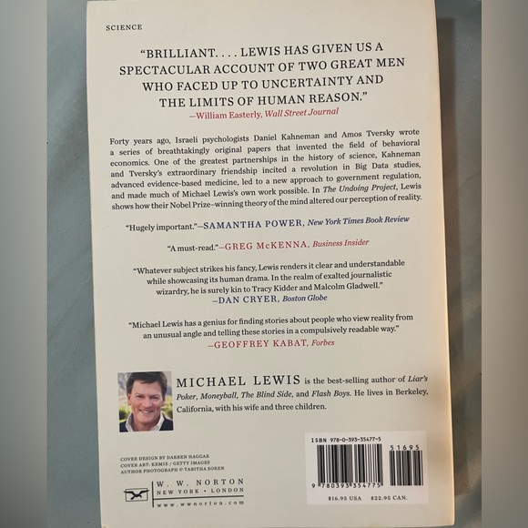 The Undoing Project, by Michael Lewis - Picture 3 of 3